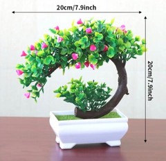 Artificial Plant Artificial Flower Home Decor Bonsai Tree Pot Plant Fake Flower