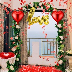 5000PCS Red Artificial Fake Rose Petals Wedding Event Romantic Night Party Decor