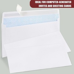 Joyberg 72 Packs #10 Envelopes, Business Envelopes, Envelopes Self Seal, Secu…