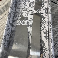 STUNNING Sparkle & Bash Wedding Cake Knife and Server Set Stainless Steel LOVE