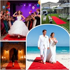 3×10 ft Extra Thick Red Carpet Runner for Party & Events,Festival