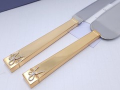 Vera Wang Wedgwood Love Knots Gold Cake Knife & Server Set