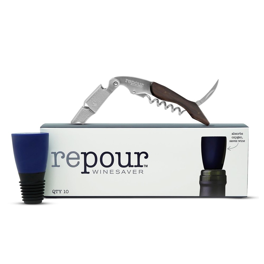 Repour Wine Essentials Combo Pack – Premium standard, Mahogany 10