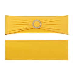 Uimoso 100PCS Stretch Spandex Chair Sashes Elastic Band Wedding Party Dining