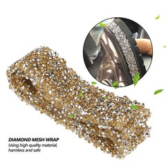 Mesh Wrap Roll Sparkle Crystal Rhinestone Ribbon Wedding Decoration