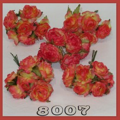 Artificial 🌺 Flowers LOT Floral Decor Wedding Crafts Pink Red Gold Silver Peach