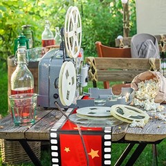 12 x 72 Inch Movie Night Table Runner Movie Theme Party 3 Fresh Style