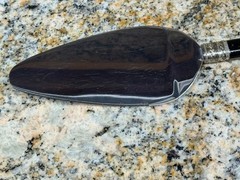 Vera Wang Wedgwood Cake Server Black Handle Stainless Wedding Pie Server