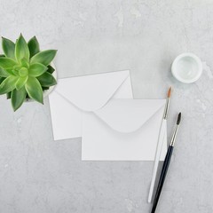 100 Pack 4×6 Envelopes for Invitations, White Envelopes, Card A6,