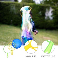 Bubble Wands Set Wands Tool Child Blowing Sets for Kids Blower Toddlers