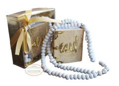 Mini Quran And Tasbih Islamic Wedding Favor Mini Quran Set+Tasbeeh Islamic Gifts