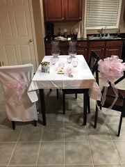 30 Blush Light Pink Pew Bows with Pearl Center Detail