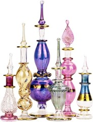 NileCart Set of 12 Egyptian Perfume Bottles Wholesale Mix Collection hand…