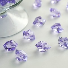 300 Lavender Crystal Like ICE CUBES Wedding Party Tabletop CENTERPIECES Filler