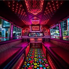 Pcs8 x 39 Inch Disposable Circle Dot Neon Floor 80 90s Party Decorations DIY 1