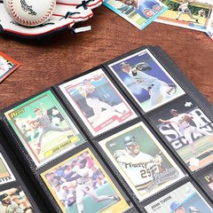 Trading Card Binder Holder, 9-Pocket Sports Card Collector Binder Album for T…