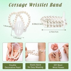 Complete 162PCS DIY Wrist Corsage Kit with Durable Wire Cutter & Floral Supplies