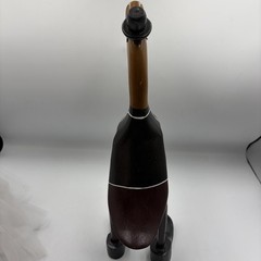 Wedding Bride And Groom Wooden Ducks Handmade Veil Dress Tuxedo Statues Unique