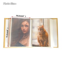 Photo Album Hold 100 Pockets,4″x 6″ Photos Kid Photo Album Hold,Children’s Kr…