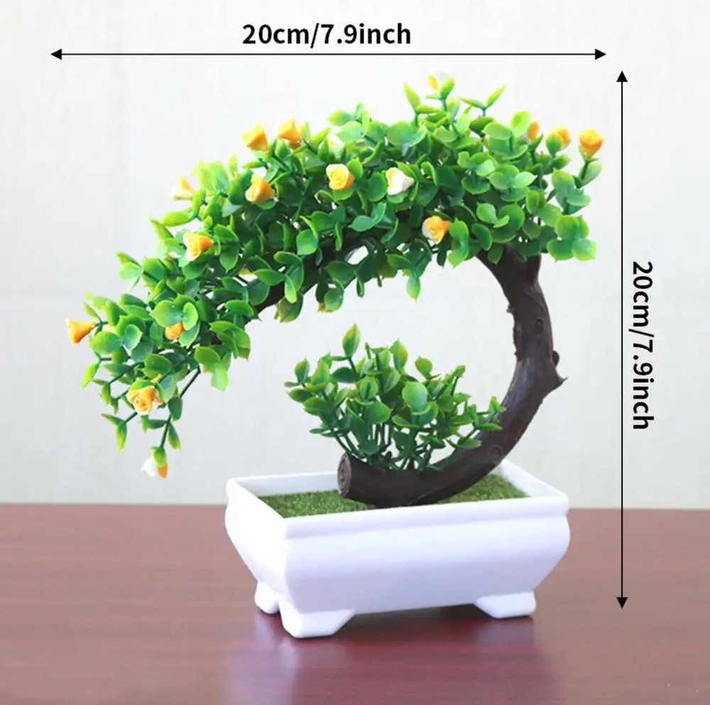 Artificial Plant Artificial Flower Home Decor Bonsai Tree Pot Plant Fake Flower