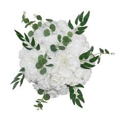 VEVOR Flower Balls Wedding Centerpieces 17.7-Inch Fake Flower Arrangement 10 PCS