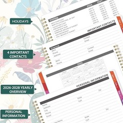 – July 2026 – December 2027, 9» x 11», 18 Monthly 2026-2027 Monthly Planner