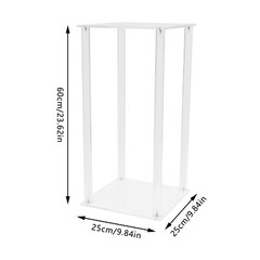 Acrylic Wedding Flower Stand, Sturdy and Durable, 17.64 lbs Load Bearing, Clear