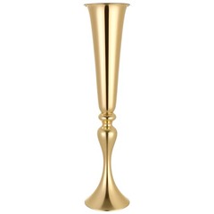 VEVOR 12 PCS Wedding Flower Vase 21.7in Tall Trumpet Table Centerpieces Gold