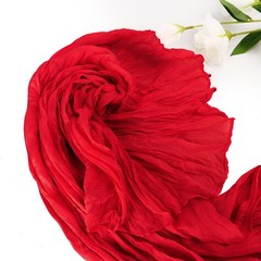 Bright Red Cheesecloth Table Runner 10FT Gauze 35×120 Inches,