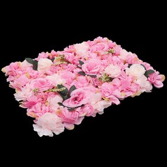 12* Artificial Flower Wall Silk Rose Dahlia Greenery Backdrop for Wedding Party