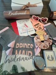 Bridal Party Proposal Boxes (Set of three) for Bride & Two Bridesmaids