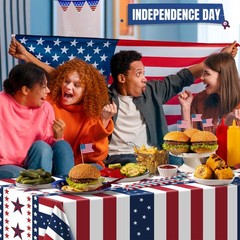 4th of July Decorations – Red White and Blue Tablecloth for Memorial Day – Fourt