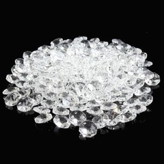 BRAVECOW 200Pcs/Set K9 Glass Crystal Garland Strands Hanging Chandelier Gem