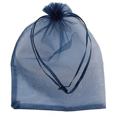 Navy Blue Organza Gift Bags Wedding Party Favor Jewelry Pouches 20/50/100