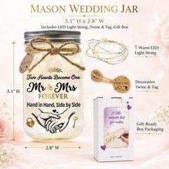 Wedding Gifts for Couples 2026, Mr and Mrs Gifts, Bridal Shower Gifts for Bri…