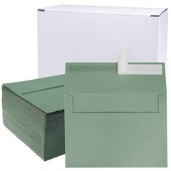 Winlyn 100 Pcs Sage Green A7 Invitation 100 Green,