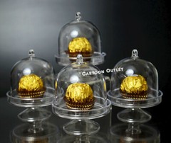 12 PCS PLASTIC FILLABLE CANDY CONTAINERS PARTY FAVORS QUINCEAñERA RECUERDOS BODA