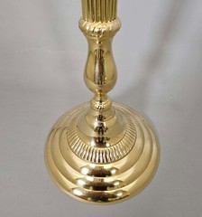 Candelabra Brass 24″W 42.5″Hi 5-Lights Glass Shades are Included FREE SHIPPING