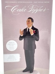 East Indian Groom Wedding Cake Topper Man Weddingstar True Romance Porcelain