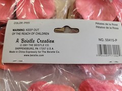 Vintage Beistle Silk ‘n Rose Petals Coral Pink 60-2″ Per Package #540