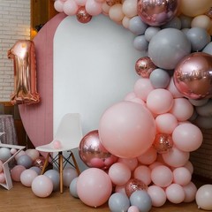 6.6FT Arch Backdrop Stand and Cover Set Wedding Arch Frame for Ceremony Birthday