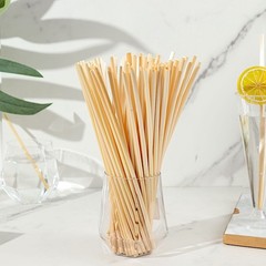 100 Natural 9″ Wheat Sustainable Drinking Straws Party Events Home Decorations