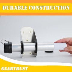 Trailer Document Holder—Aluminum Tube Style—2-PCS—With Spare Rubber Caps