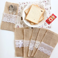 Vintage Table Runner Jute Burlap Hessian Ribbon Wedding Party Banquet Decor