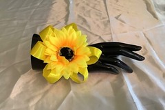 Sunflower wrist corsage