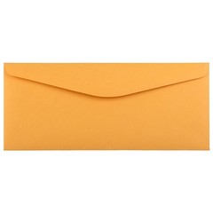 JAM PAPER #11 Envelopes – 4 1/2 x 10 3/8 – Brown Kraft #11, 50 Per Pack