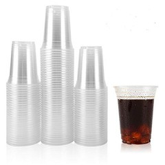 100 Pack 14 Oz Water Cups – Disposable Clear Plastic Cups