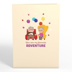 Lovepop Everyday Pop-Up Card for Her and Him – 3D Disney & Pixar Greeting Car…
