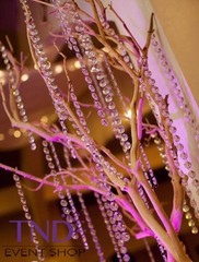 ACRYLIC CRYSTAL GARLAND STRAND CHAIN HANGING DIAMOND BEAD/WEDDING TREE DECOR