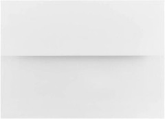 25x JAM PAPER A7 Premium Invitation Envelope 5 1/4 x 7 1/7 WHITE / RED Foil